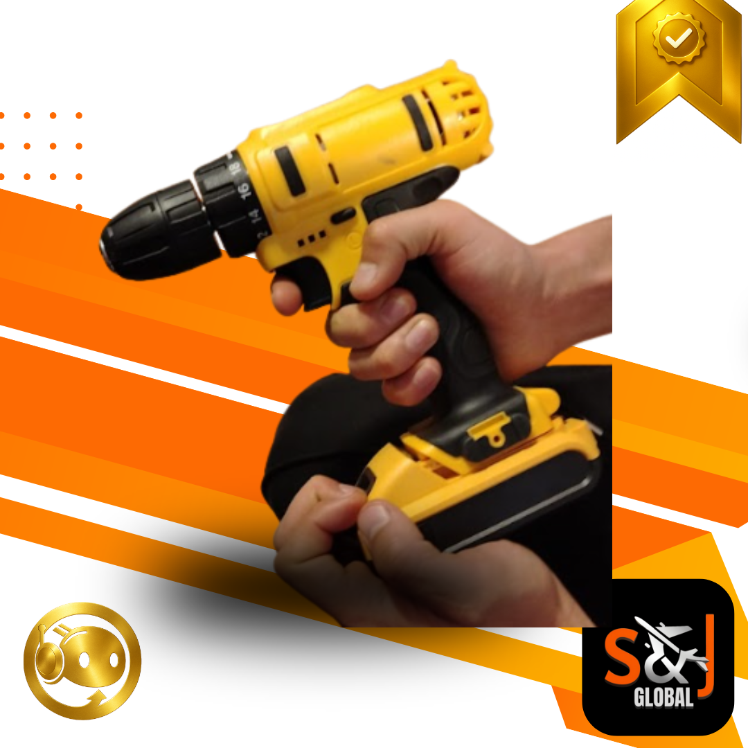 TALADRO TIPO DEWALT 2 BATERIAS